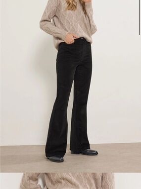 long tall sally Black Corduroy Boot Cut Pants